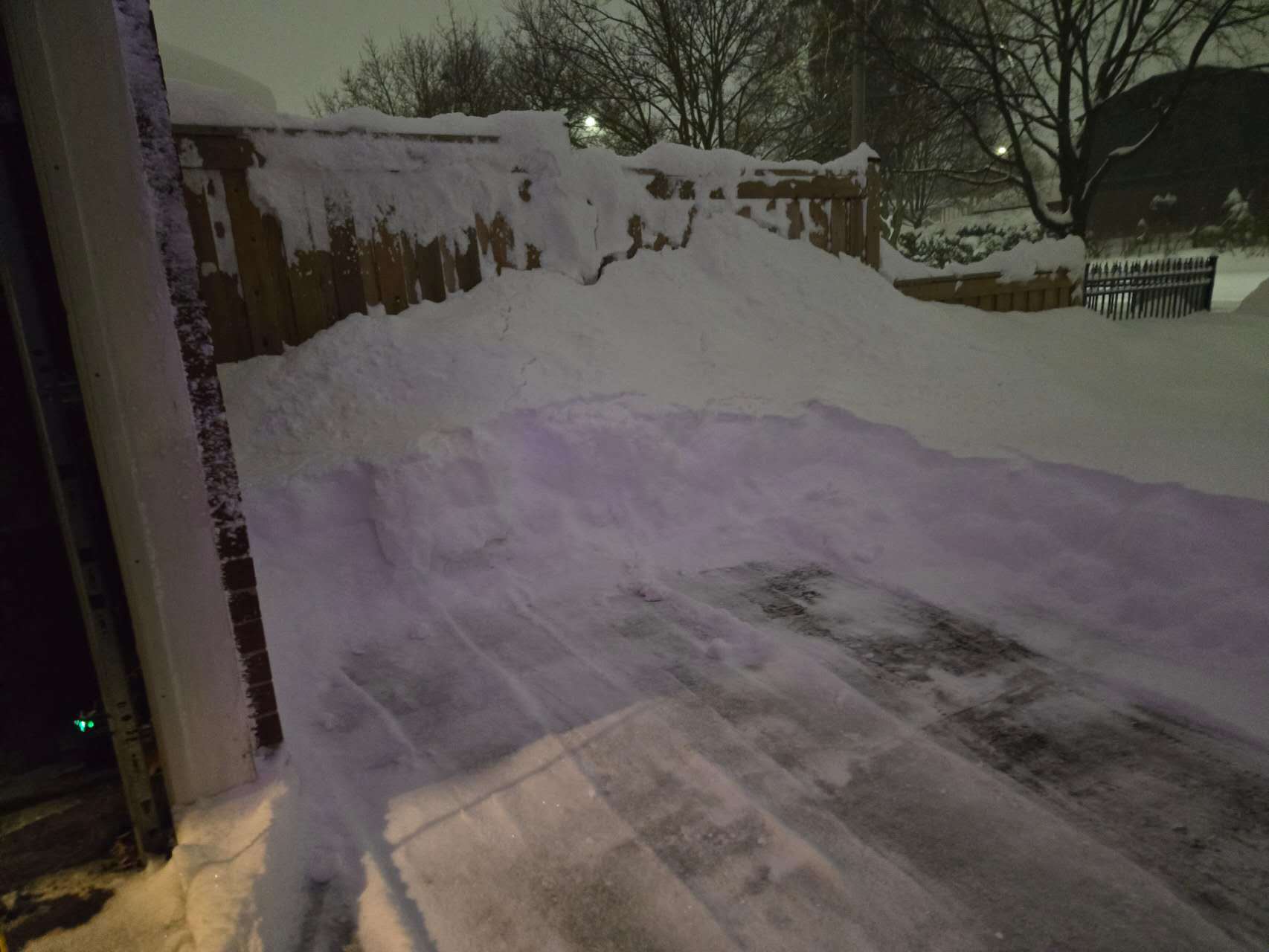 多伦多现在是40公分的雪多伦多下雪天