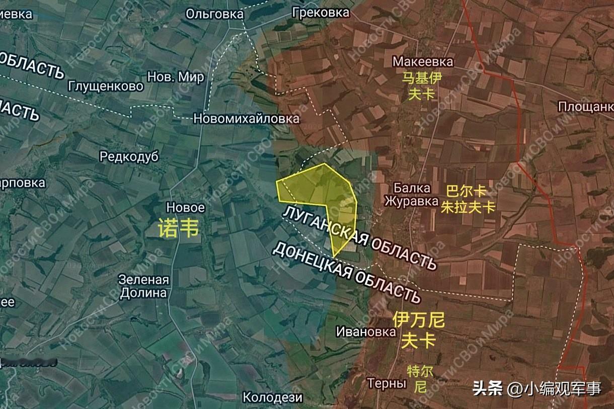 部分俄罗斯信源更新了10月10日-11日的俄乌战报：

图一：乌军在卢甘斯克州的