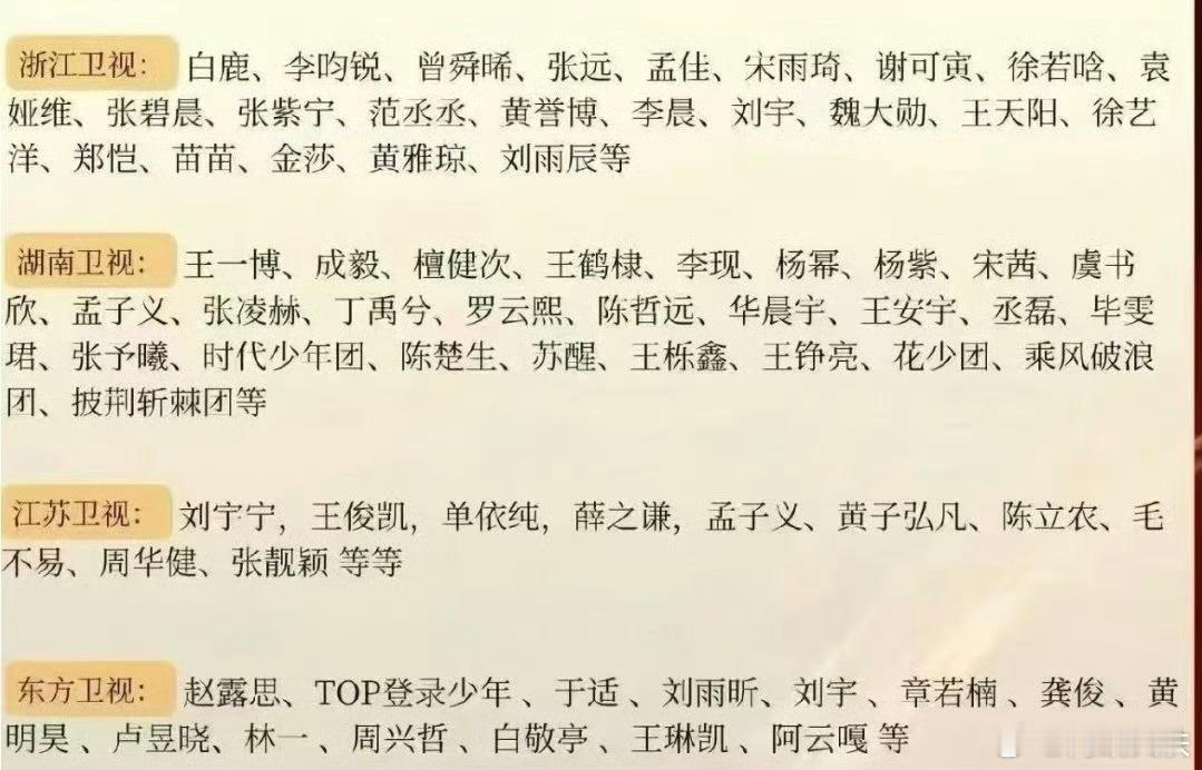 怎么大麦都搜不到几大卫视跨年的票 