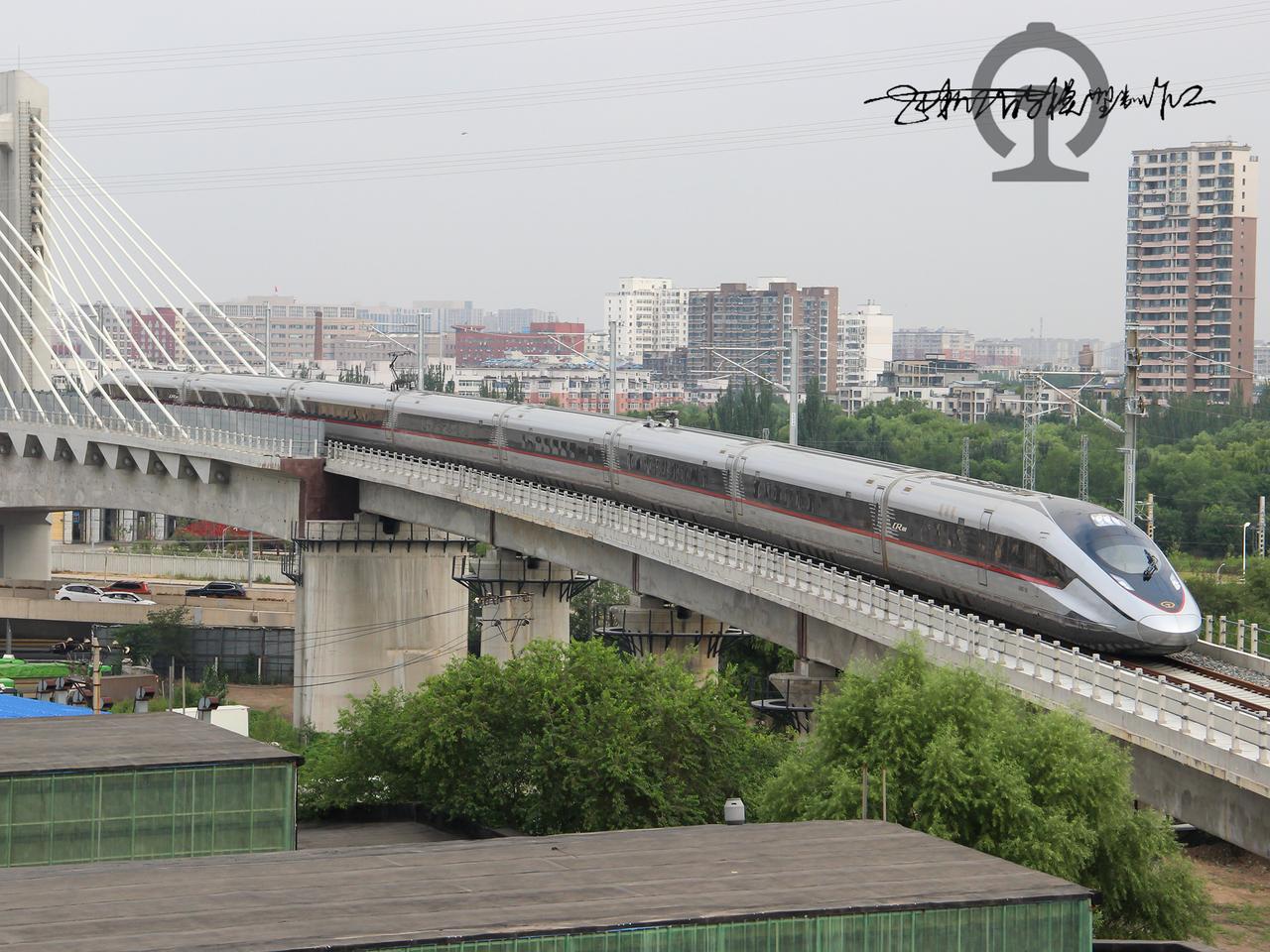 首拍CR450BF（天气不太妙版本）
铁路摄影 中国铁路 CR450 复兴号