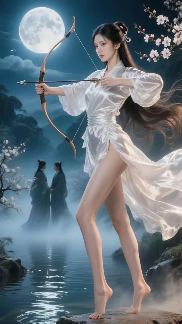 巾帼不能让须眉，
豪情壮志冲云天。