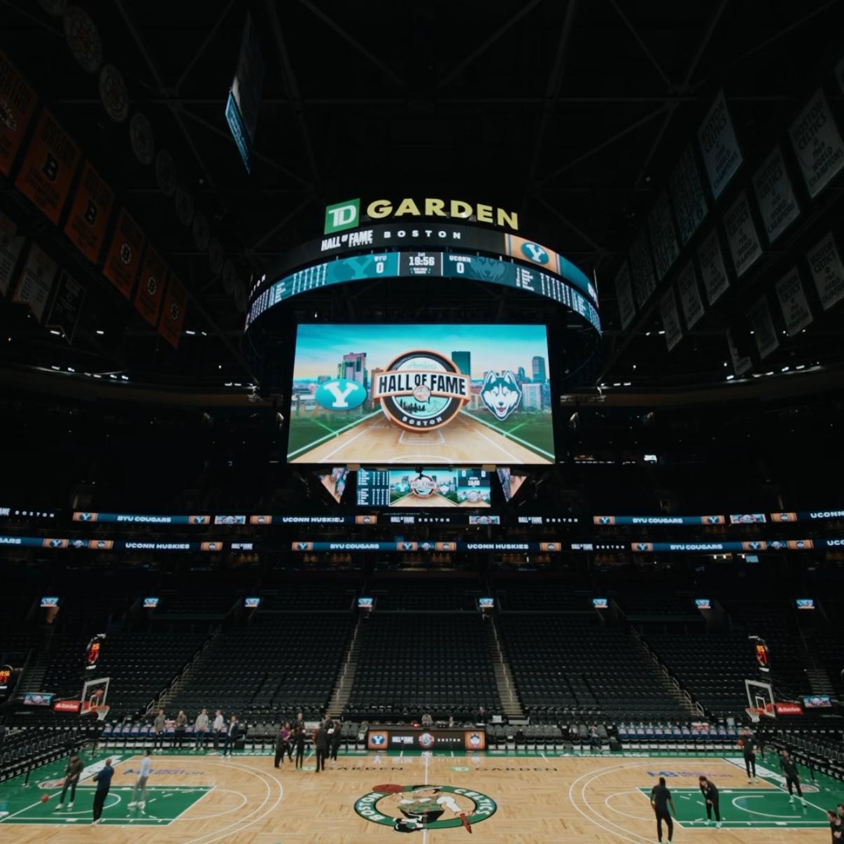 不只是AJ Dybantsa要在花园球馆打球，还是在波士顿凯尔特人队的地板上打球