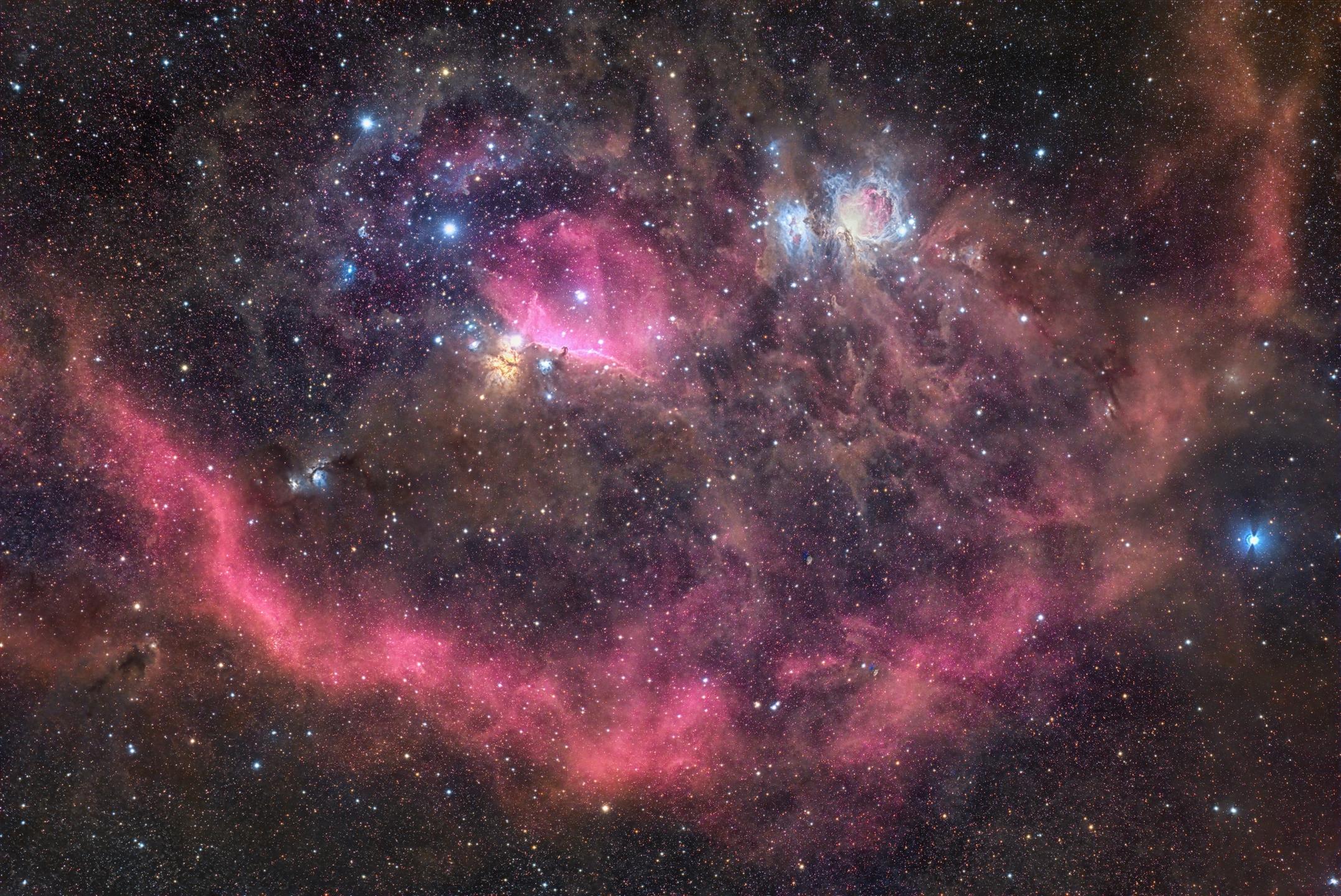 老蛙100mm微距镜头首张深空猎户座星云。老蛙100mm微距镜头首张深...