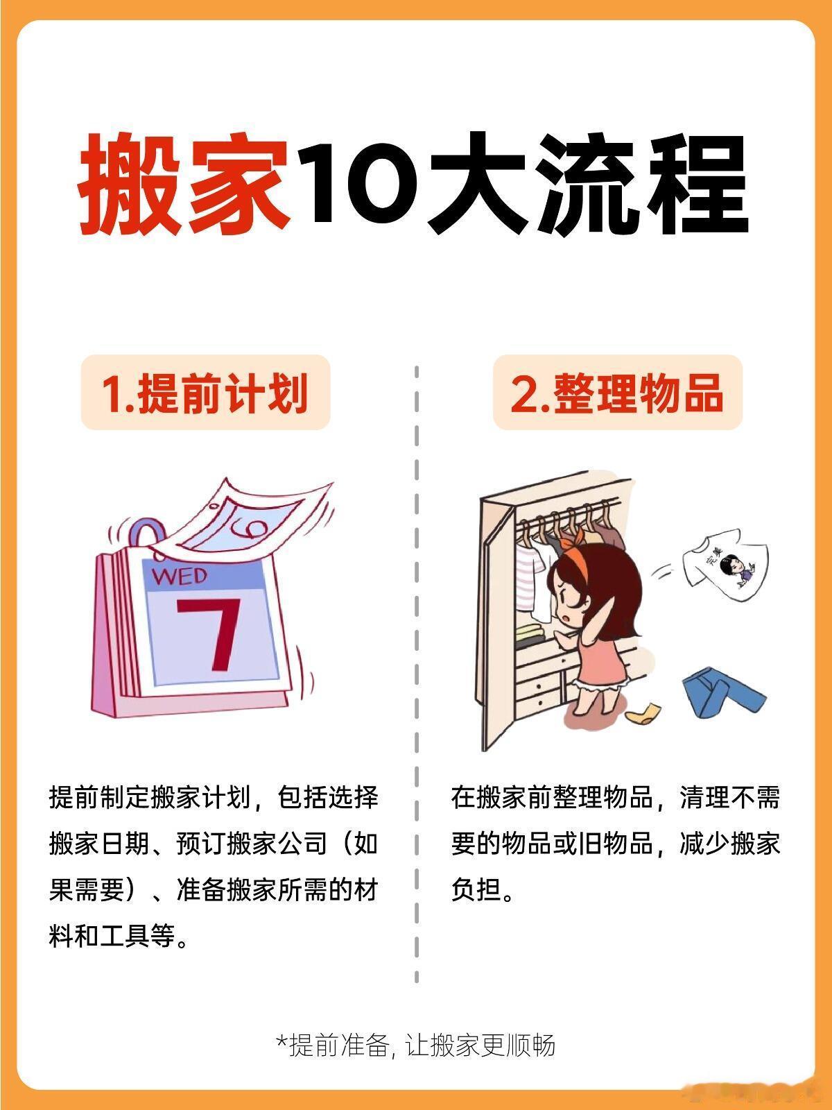 搬家 10 大流程||搬家是一项繁琐的任务，为了节省时间和体力，这些技巧可以让你