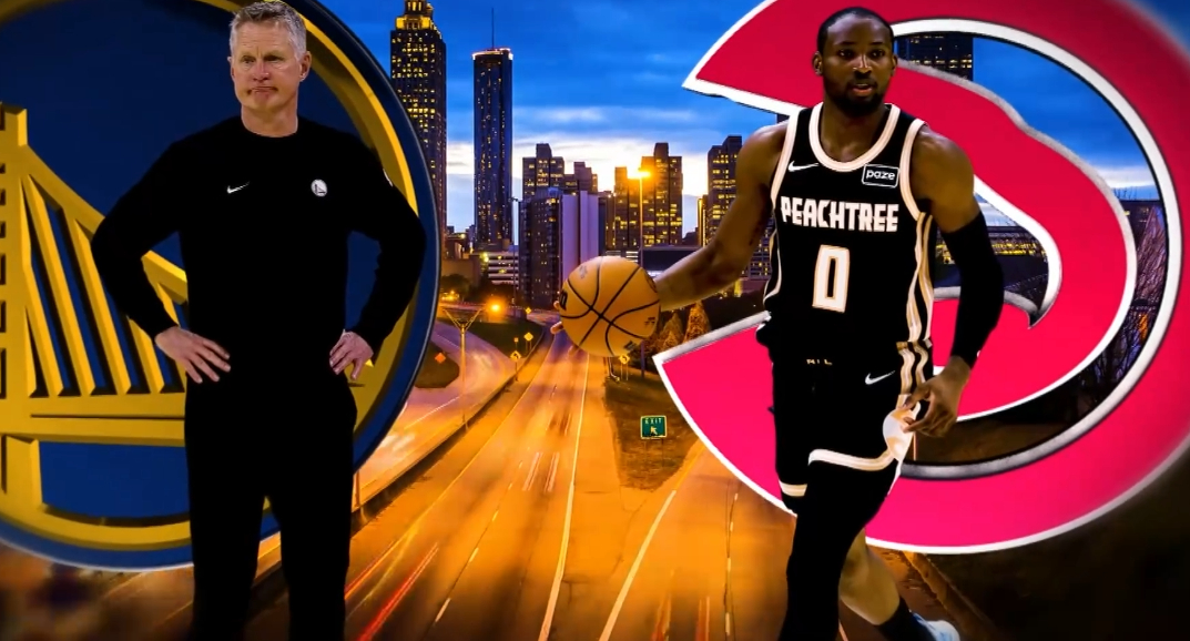 哈哈哈哈哈哈哈哈哈今天老鹰给的对战图“ 科尔VS库名加 ” 勇士vs老鹰