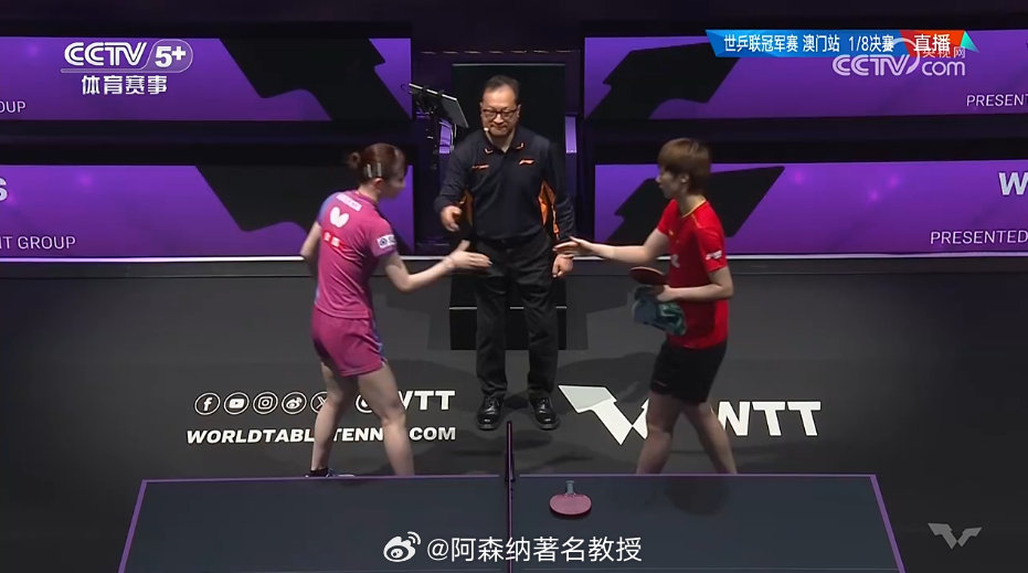 王曼昱vs早田希娜 王曼昱首秀来了 ​​​