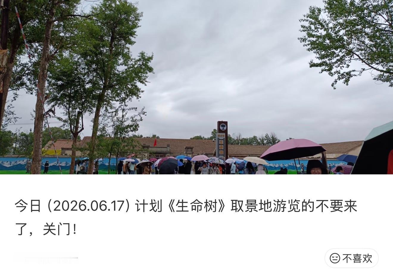 这两天计划去《生命树》拍摄地打卡的宝子请注意，青海海西州大柴旦突发地震，景区已经