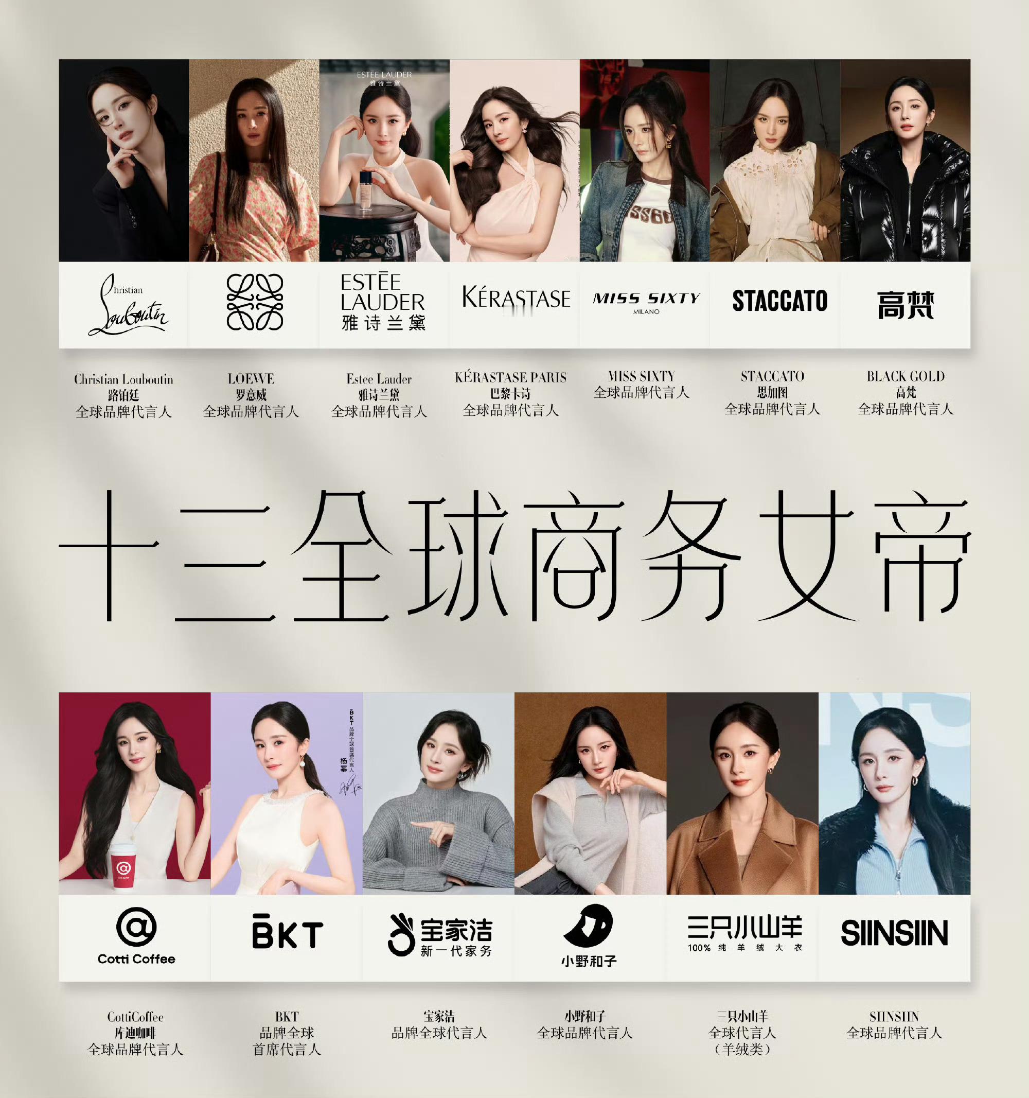 作品、事业、心态全面开花！今年，就是杨幂顶顶好的一年！未来，我们继续同行！今年对