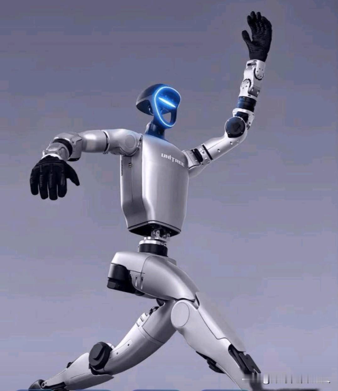 人形机器人的创新优点十分突出！

它以仿生设计贴近人类生活，双足行走灵活适配各类