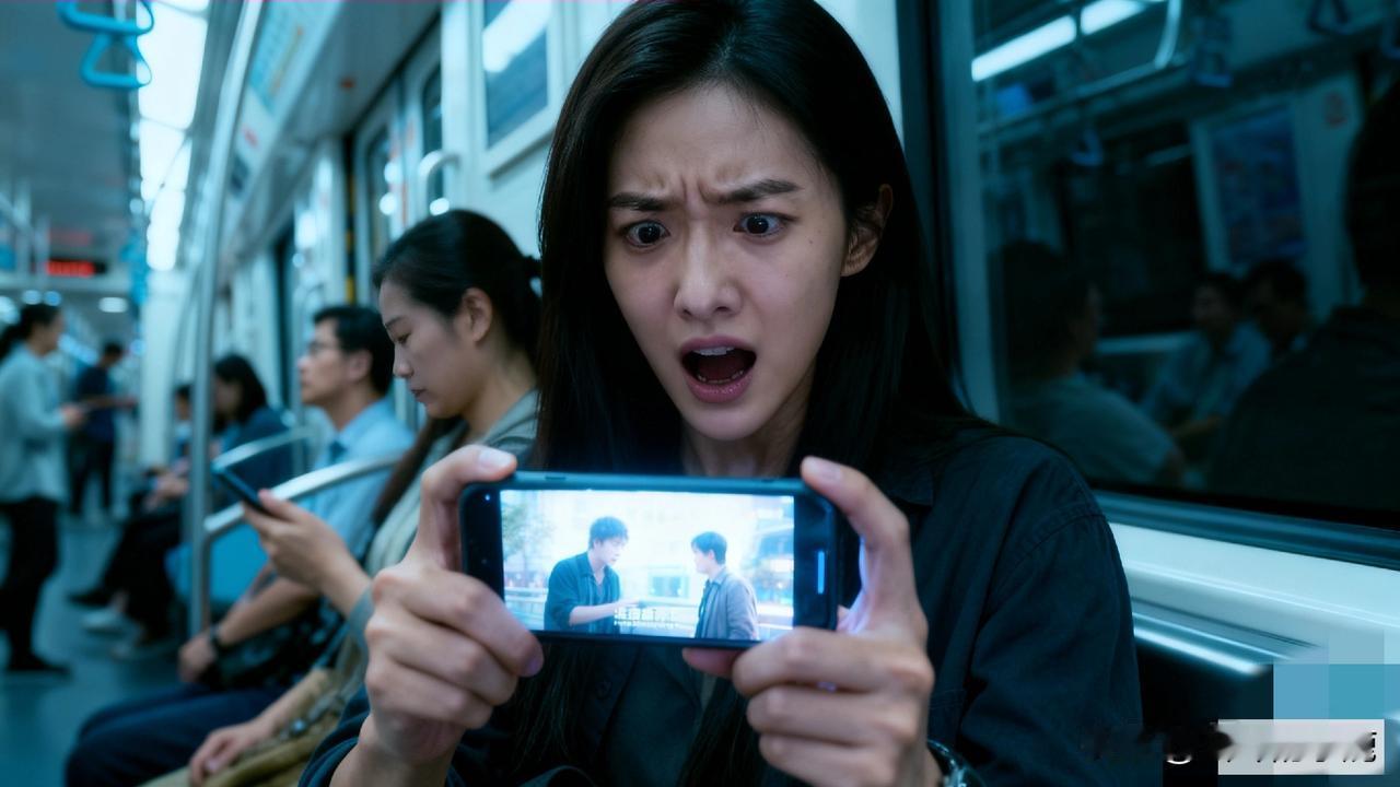 （地铁上刷到第18集，手机突然黑屏——）
“靠！还差3秒就知道女主有没有撕渣男！