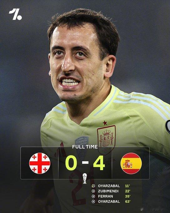 【，西班牙基本确定直通世界杯】他们领先第二的土耳其3分以及14个净胜球，最后一轮