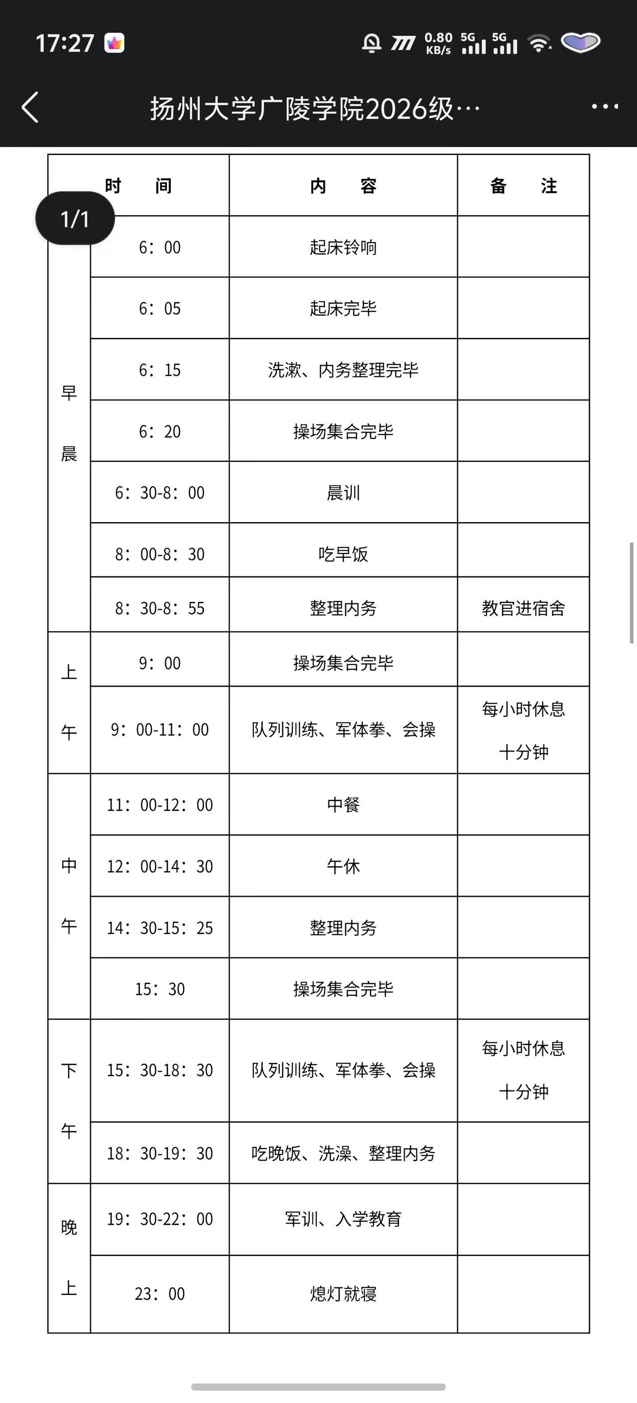 军训为什么起床这么早