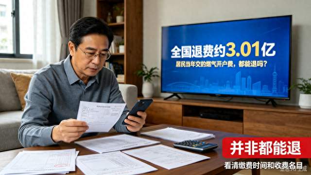 全国退费约3.01亿，但居民当年交的燃气开户费都能退吗？