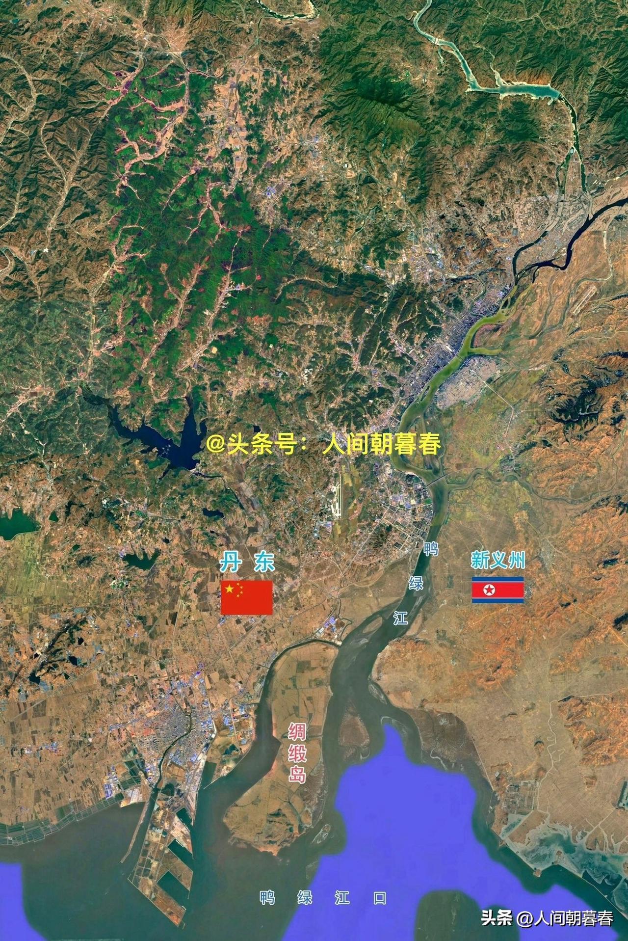 真没有想到，中朝鸭绿江出海口的界线划分，与南部中越北仑河出海口的界线划分竟如此惊