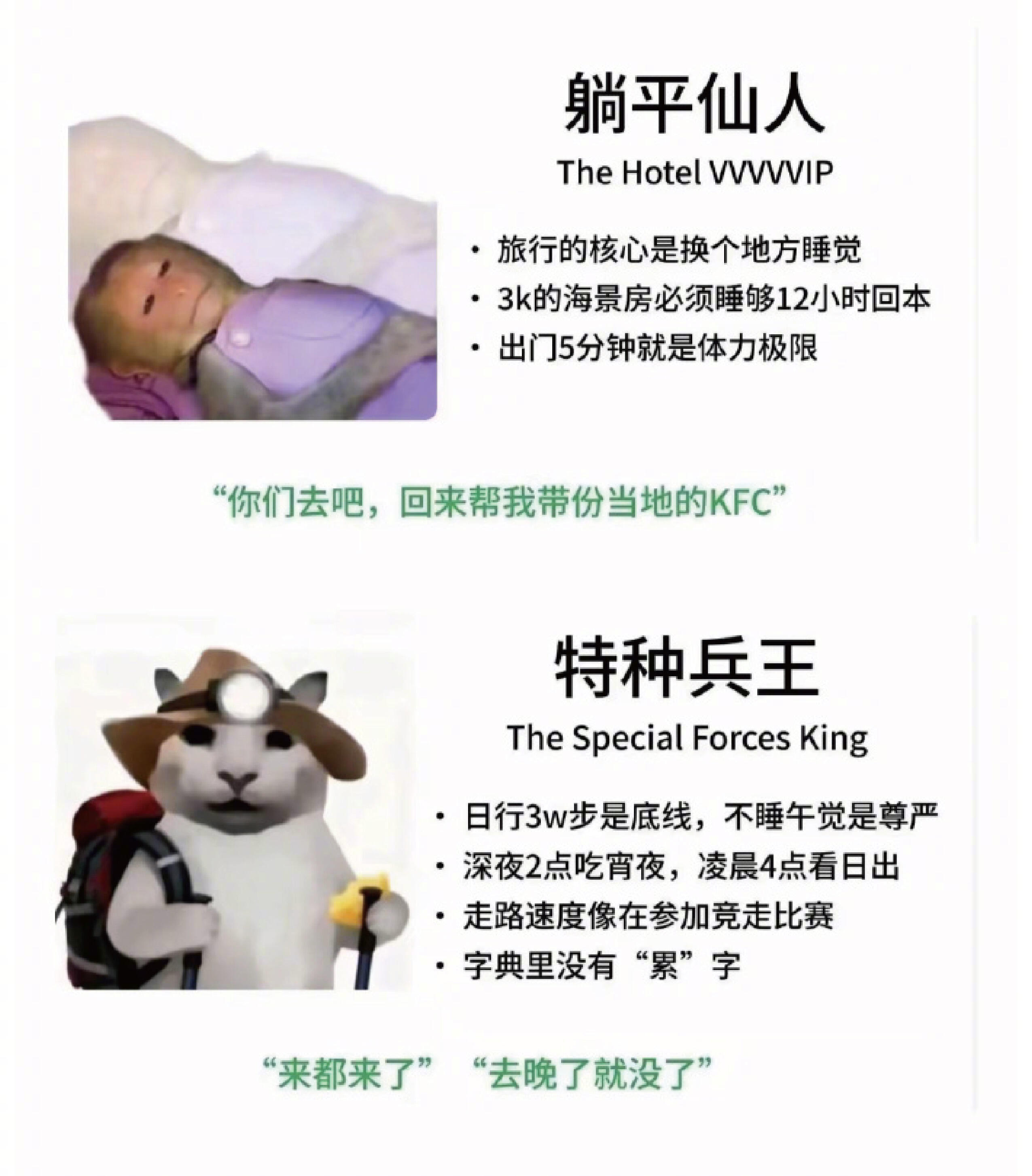 请选择，你的旅游英雄[鼓掌] ​​​