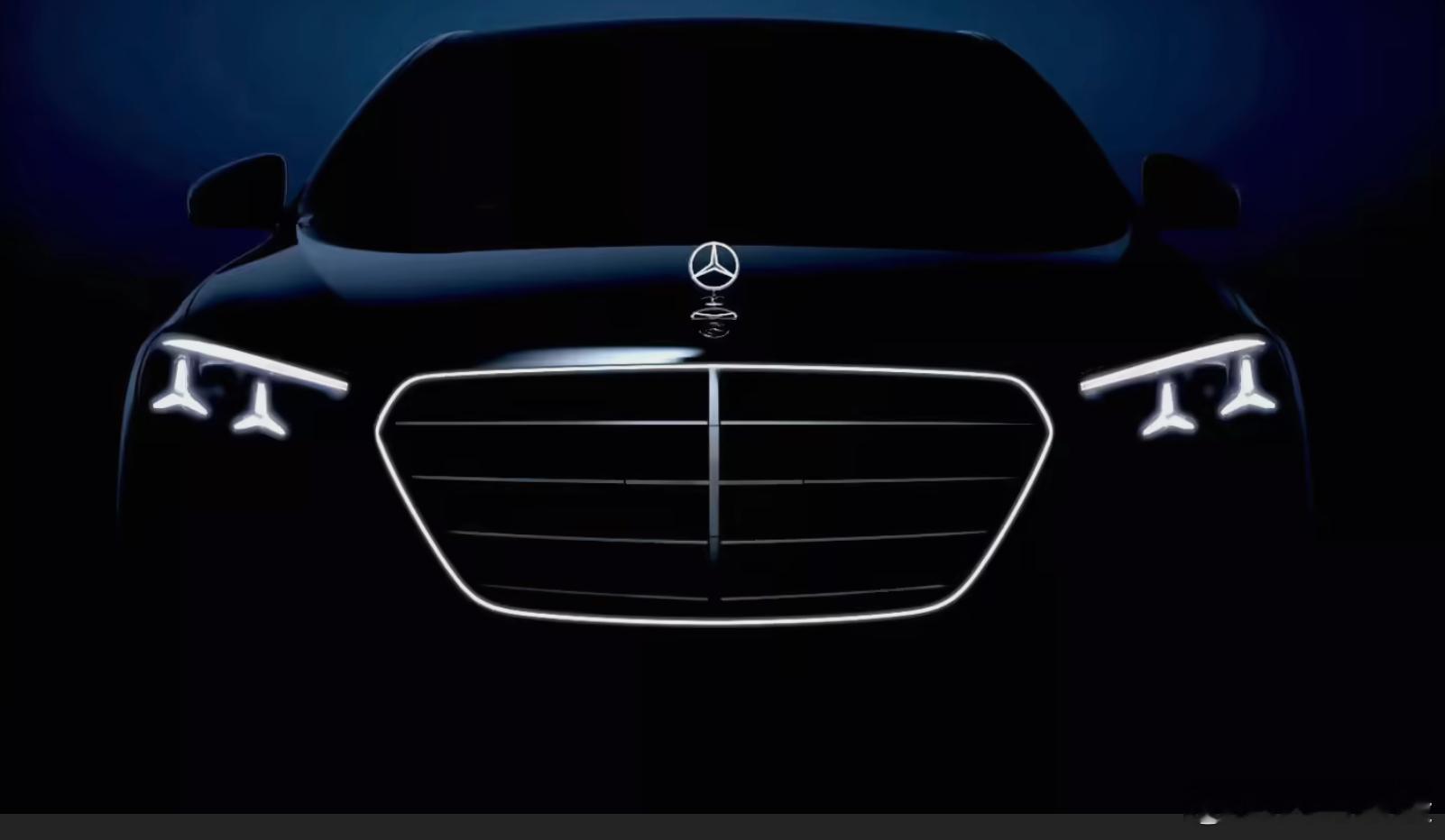 奔驰新一代S级预告图来了！听说这次是从里到外彻底焕新堪称史上最大规模的升级革新