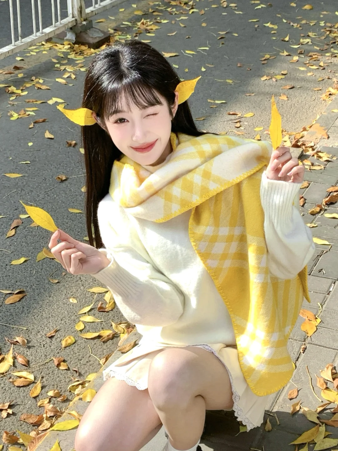 北平的秋天🍂存一些秋天和落叶拍照姿势