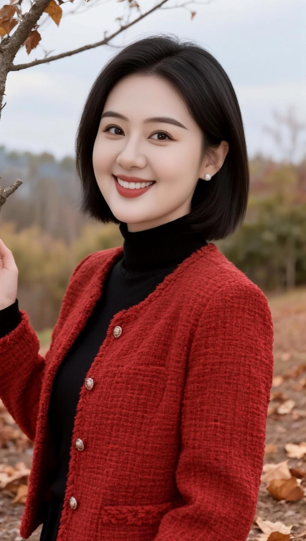 AI秋日轻熟照  颜值在线 上热搜