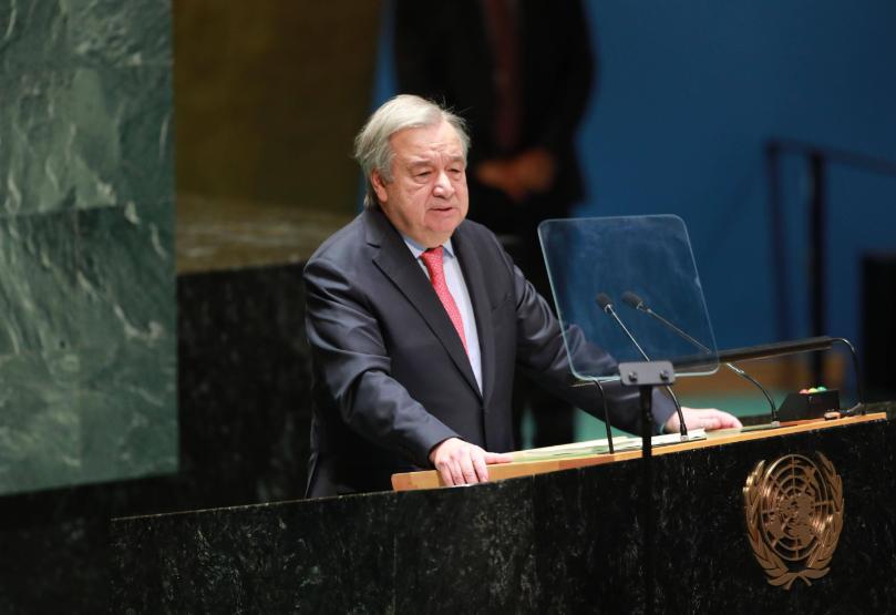 联合国秘书长终于说了句大实话,他说，中国是击败日本的决定性因素。古特雷斯作为联合