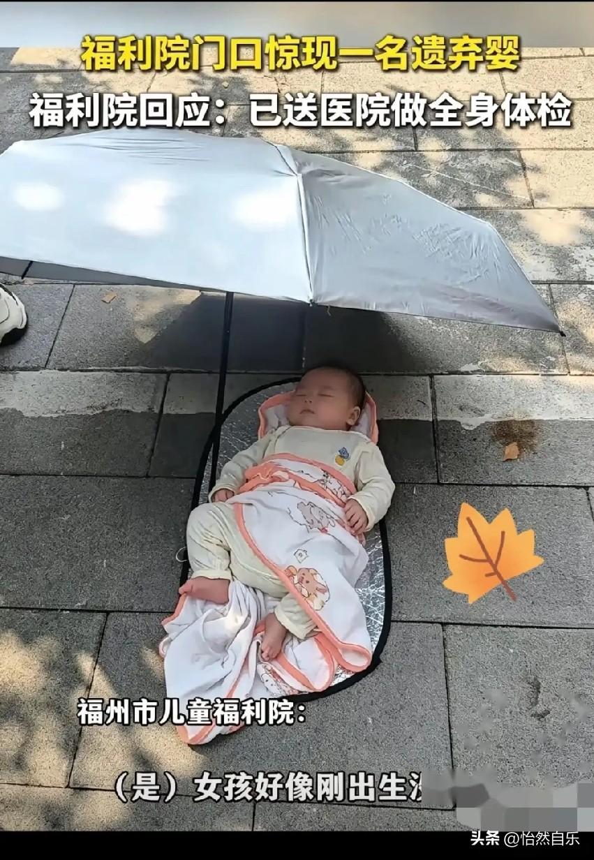 表哥在福州福利院门口目睹一幕，他把照片发给我，我盯着照片许久。

这哪是遗弃，这