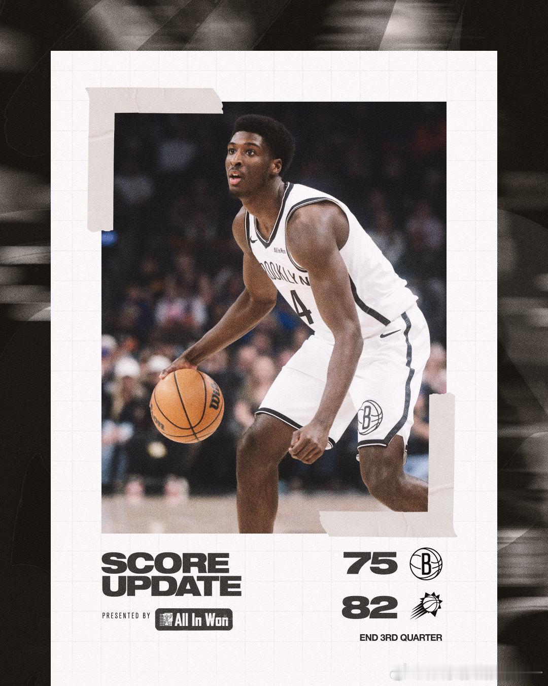 最后12分钟冲！篮网之道篮网vs太阳布鲁克林篮网  cr：布鲁克林篮网 