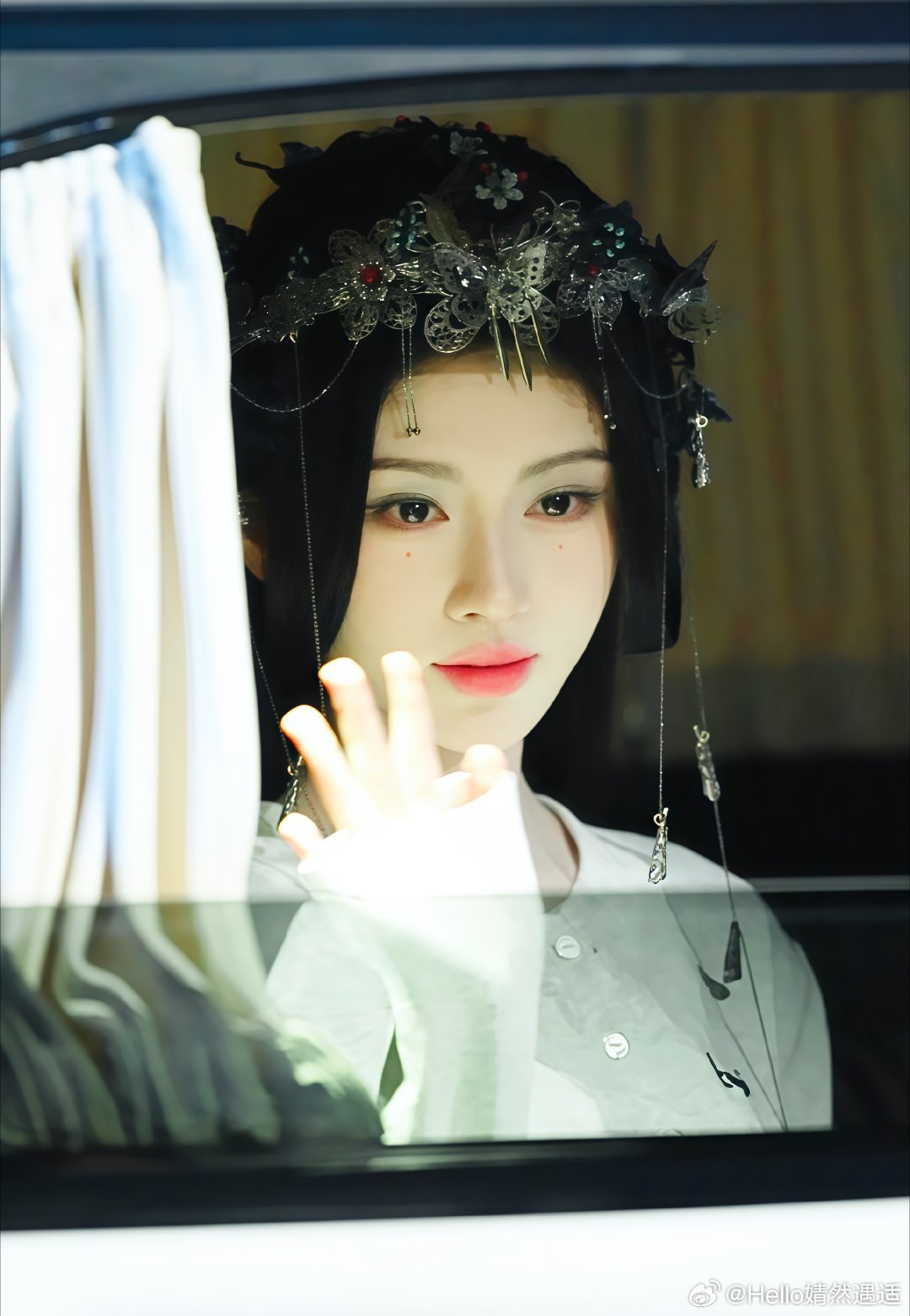 我看电视剧万花世界拍摄鞠婧祎饰演苏绿夏穿越像封神一部朝歌风云姜王后