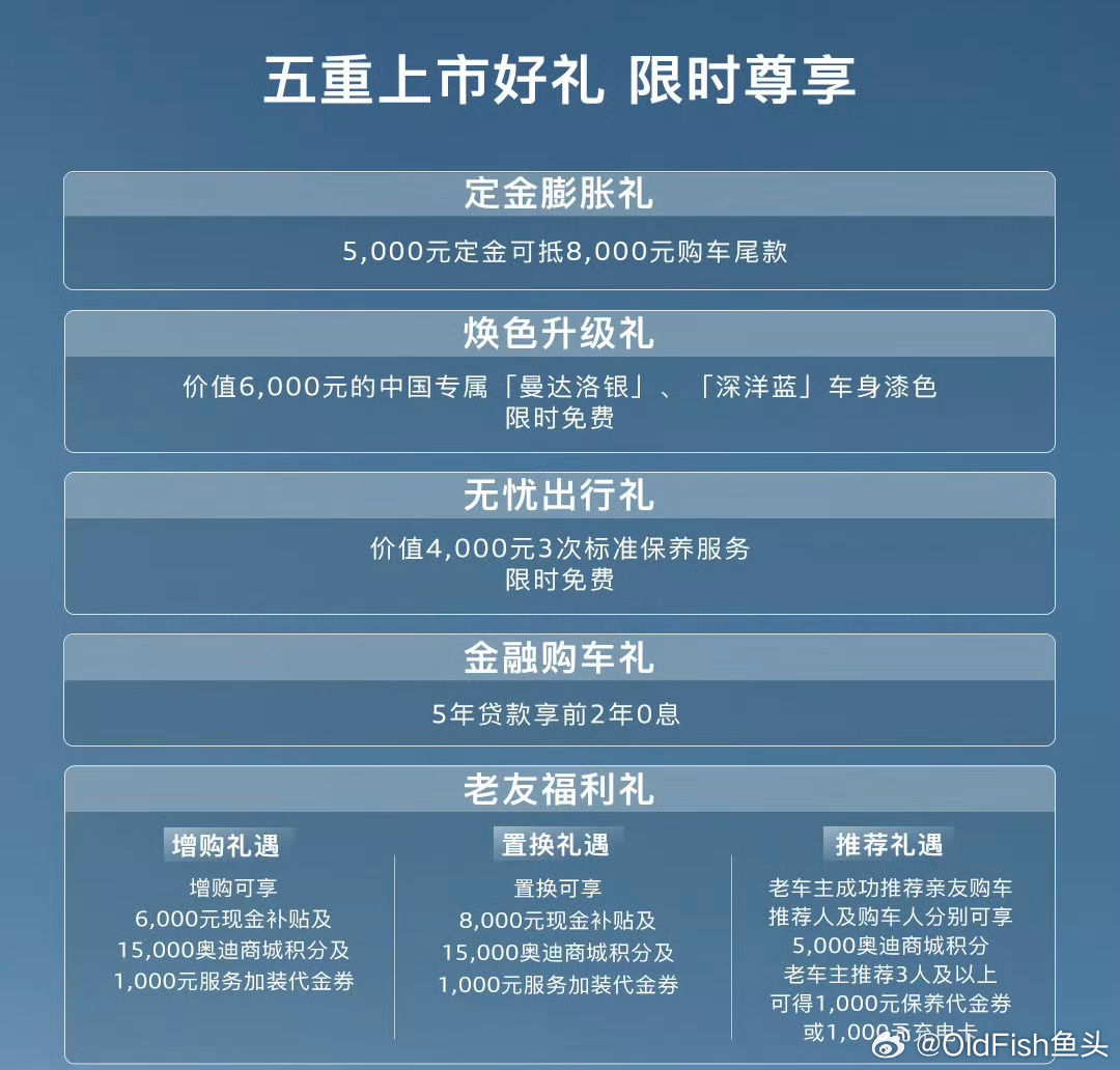 新奥迪A6L上市了——看得出来是油电同价策略，保持定位和定价一致——价格和上一代