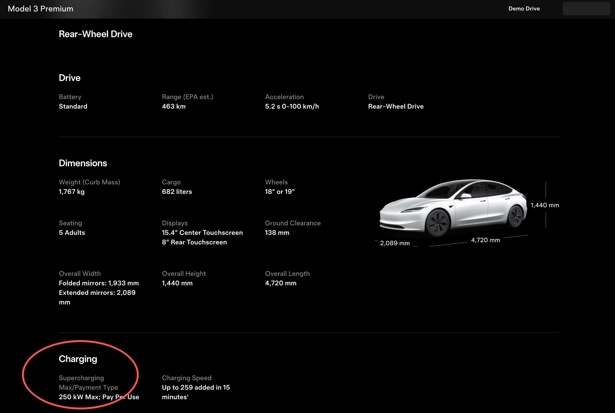 特斯拉出口到加拿大的 Model 3 后驱，搭载的应该就是欣旺达的快充电池了。6