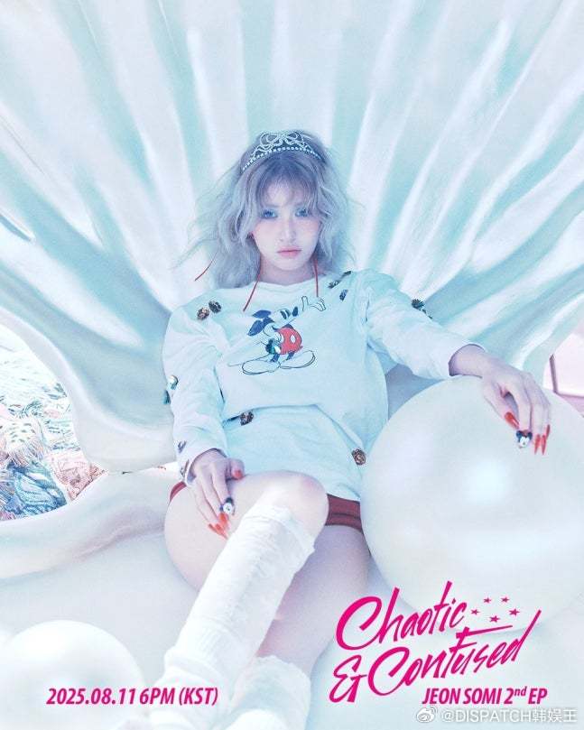 歌手Somi[超话] 将于8月11日发行迷你二辑《Chaotic & Confu