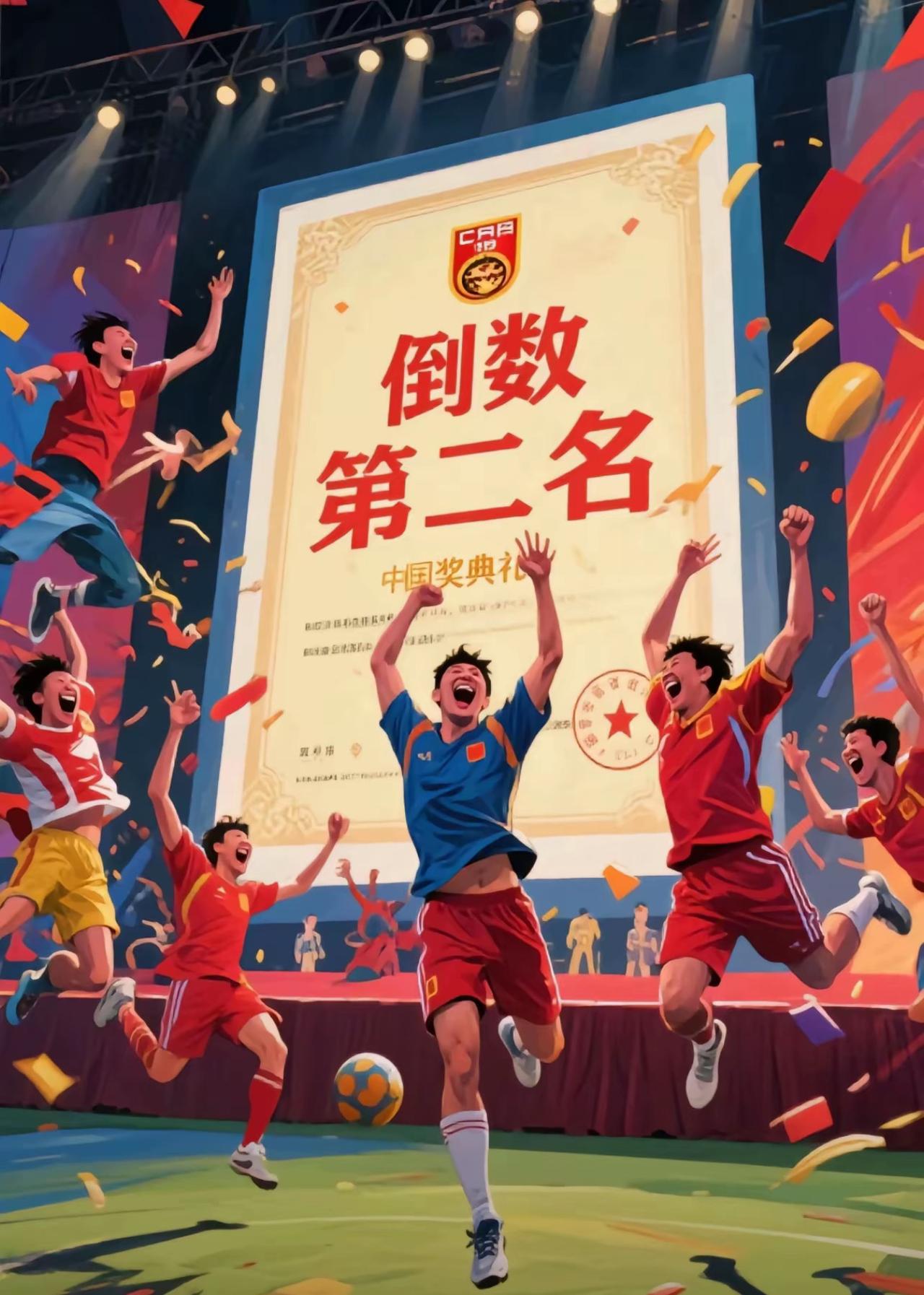 很多人说国足是“丧事喜办”，倒数第二居然那么兴奋庆祝，其实这也不怪他们，比赛前几