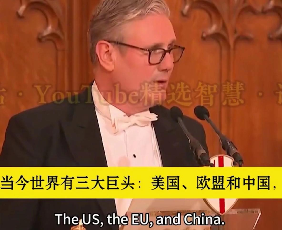 世界有三大巨头，美国、欧盟、中国，我们必须面对这三大巨头中的第三个，英国需要一套