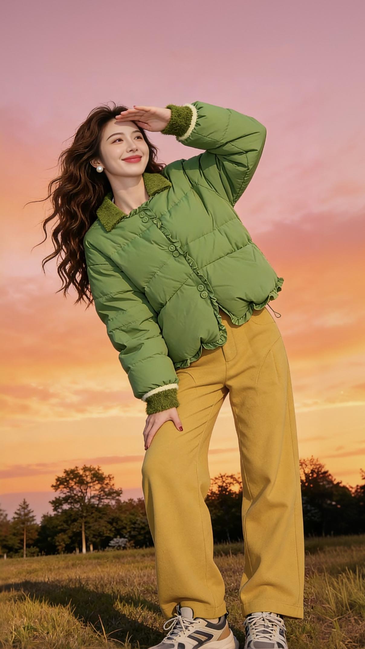 秋冬穿搭 穿出高级感洋气百搭女装穿搭棉服外套