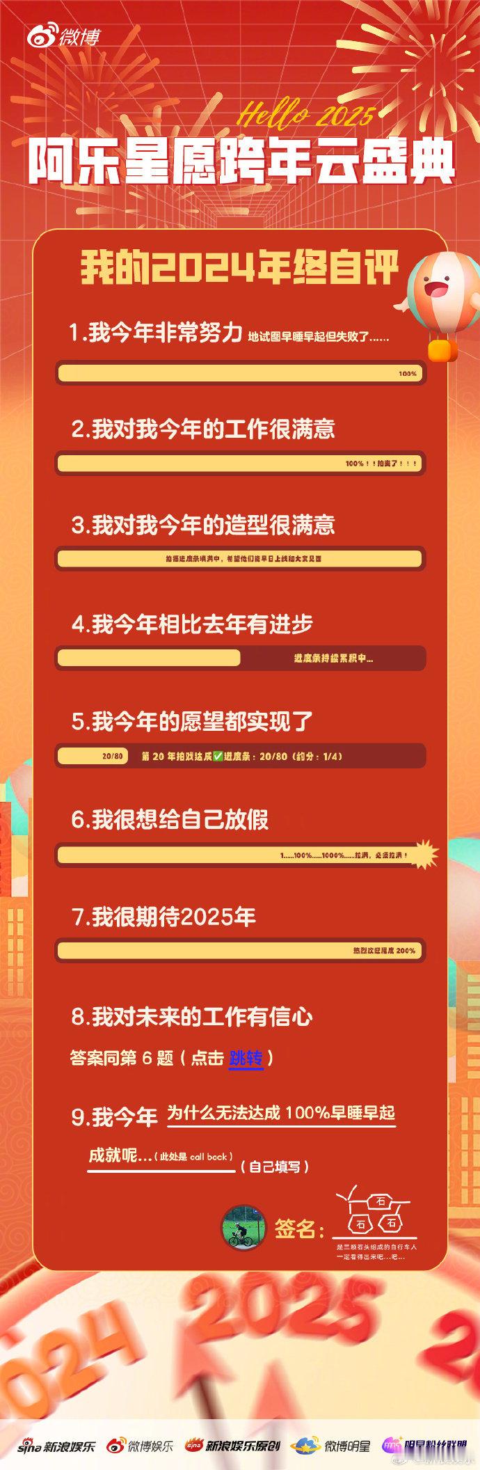 今日上线！我的 2024 年终自评极为真诚，实在是令人喜爱。 