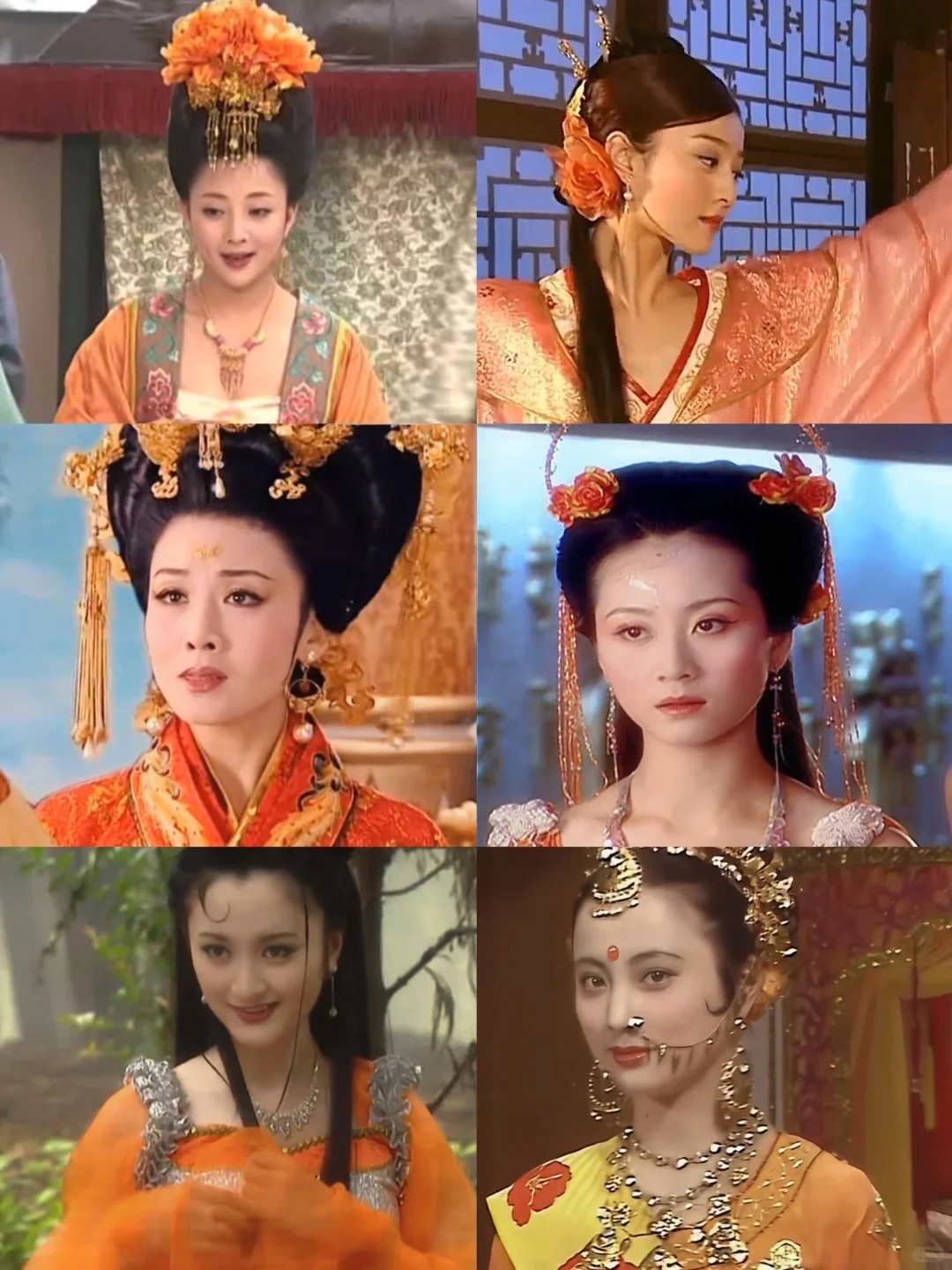 集齐红橙黄绿粉蓝紫古装送彩装一套 