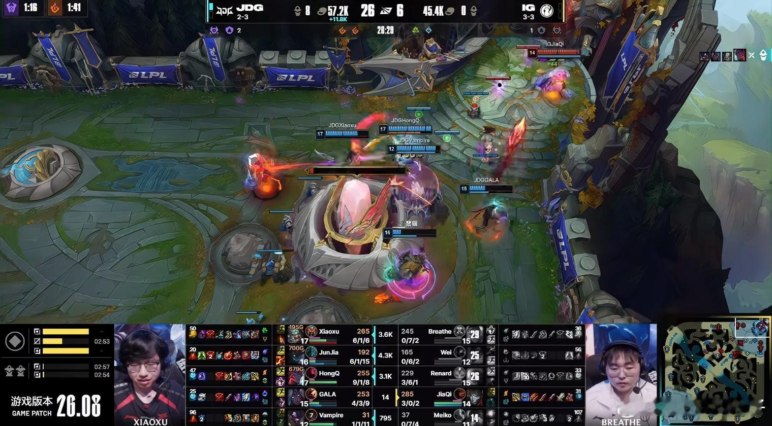 JDG战胜iGXiaoxu蛮王 蛮王打杰斯太有效果了！Xiaoxu蛮王6-1-6