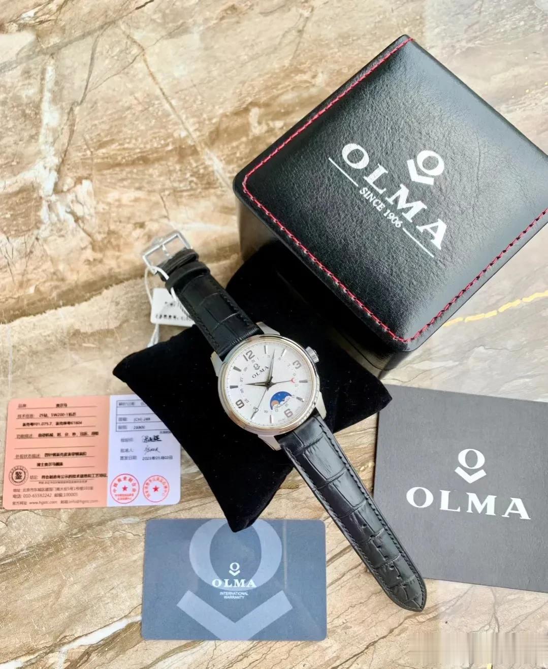  瑞士-OLMA-奥尔马-月相多功能 腕表
OLMA奥尔马、一个被“低估”的瑞士
