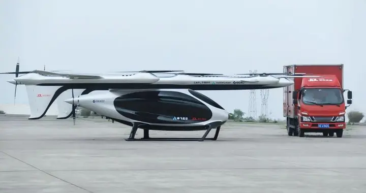 空中快遞上線！峰飛航空攜手京東物流完成全國首例噸級eVTOL春茶專線試點運輸