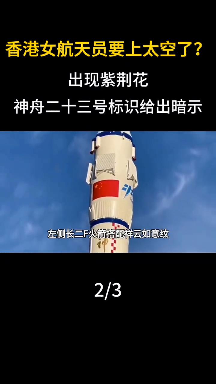 香港女航天员要上太空了？出现紫荆花，神舟二十三号标识给出暗示。
这枚标识看点十足