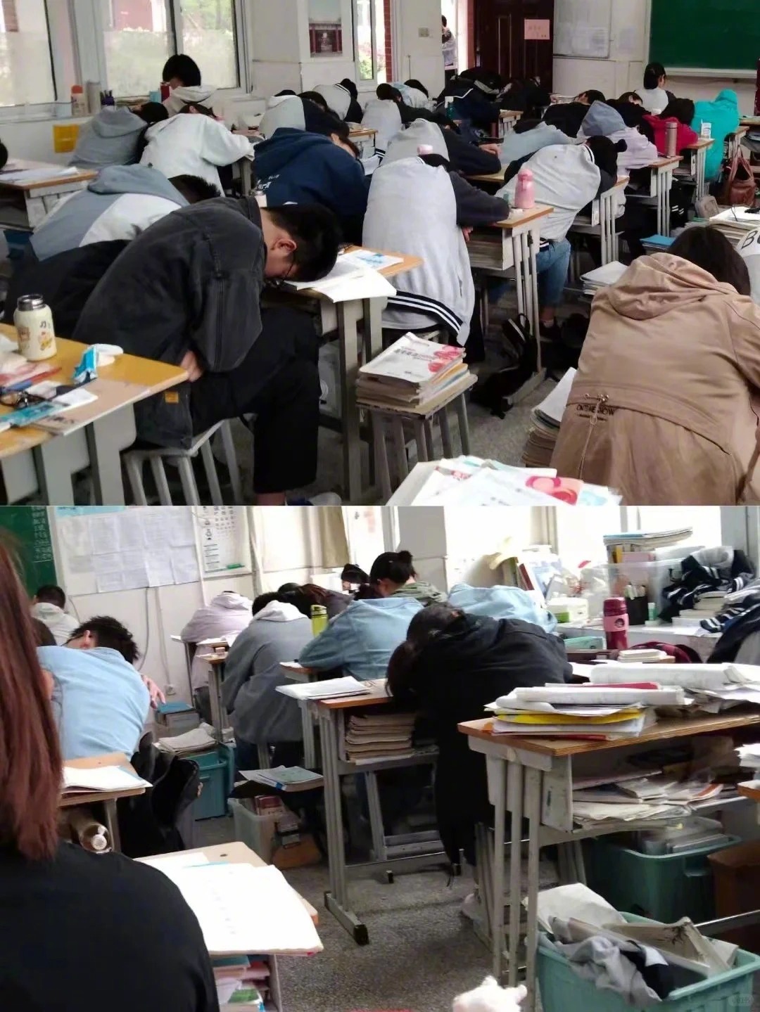 高三学生在这些瞬间里坚持着 ​​​