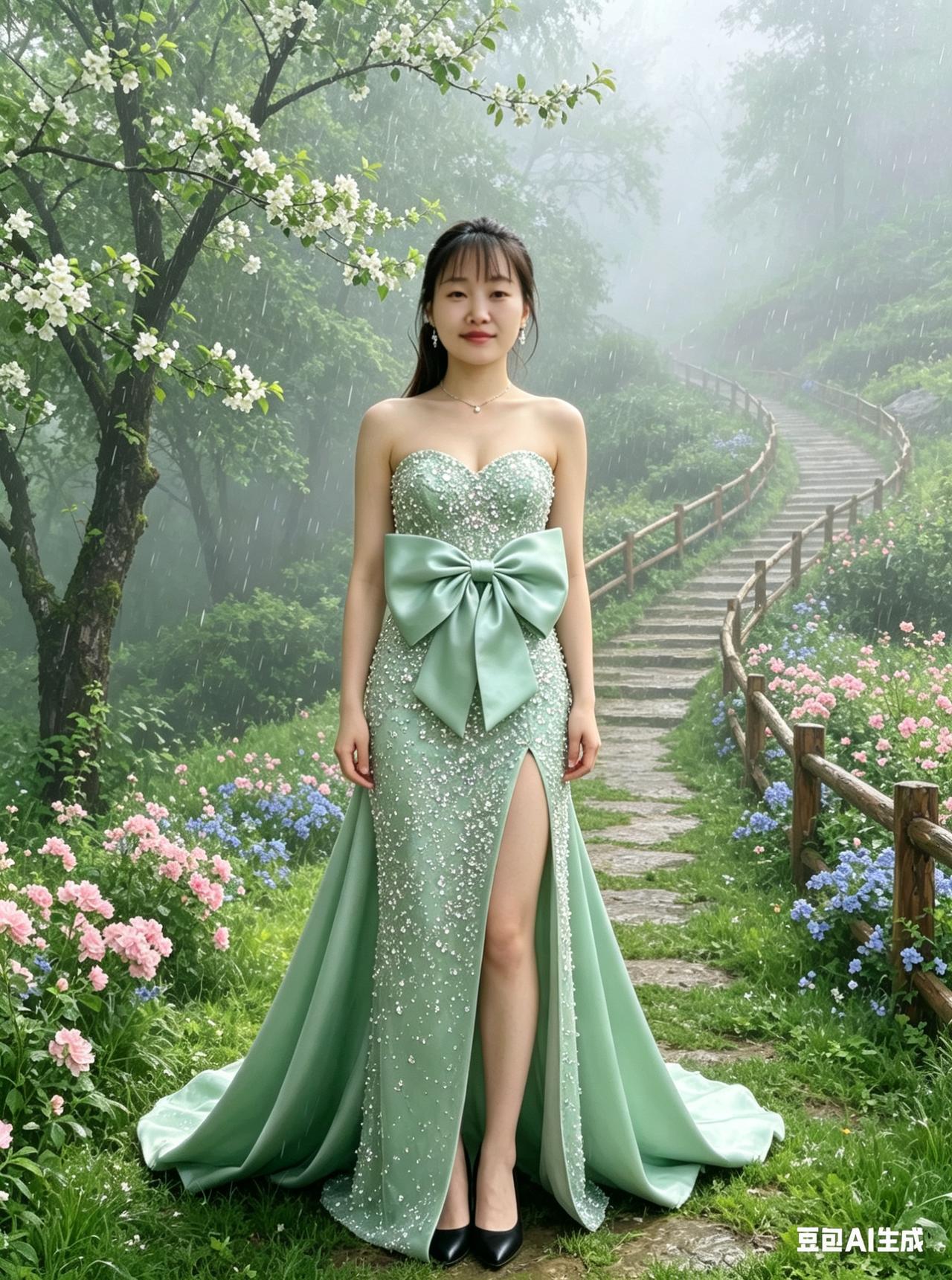 姐有一家旗袍店，至今单身无老伴。
能做衣裳能做饭，温柔体贴又和善。
欲寻真心好儿