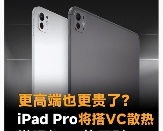iPadPro将加入VC散热好好好，买买买[笑而不语] ​​​