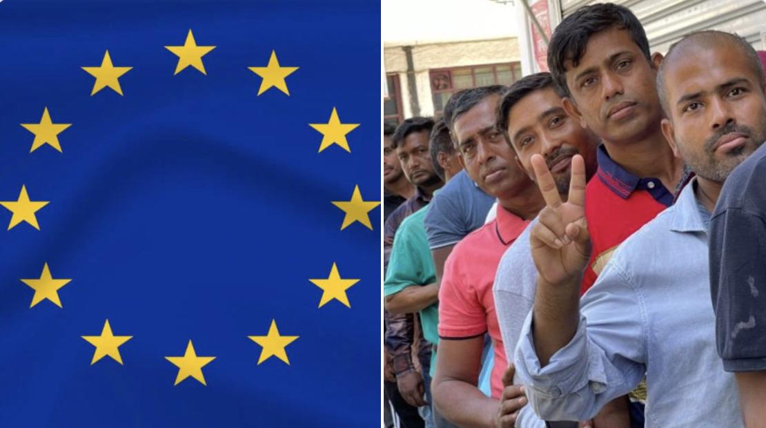 刚刚，欧盟与孟加拉国签署了一项伙伴关系协议，
为来自孟加拉国的移民和工人开辟了合