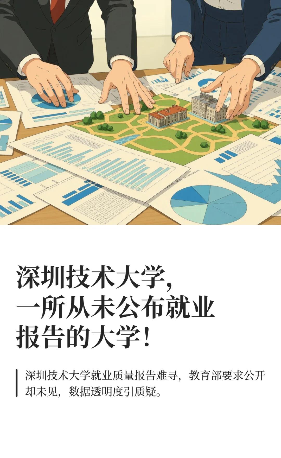 深圳技术大学，一所从未公布就业报告的大学
深圳技术大学 志愿填报 新高考志愿填报