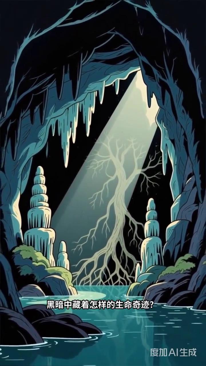 贵州溶洞惊现地下反向森林，黑暗中藏着怎样的生命奇迹？
在贵州茂兰的溶洞里，一场关
