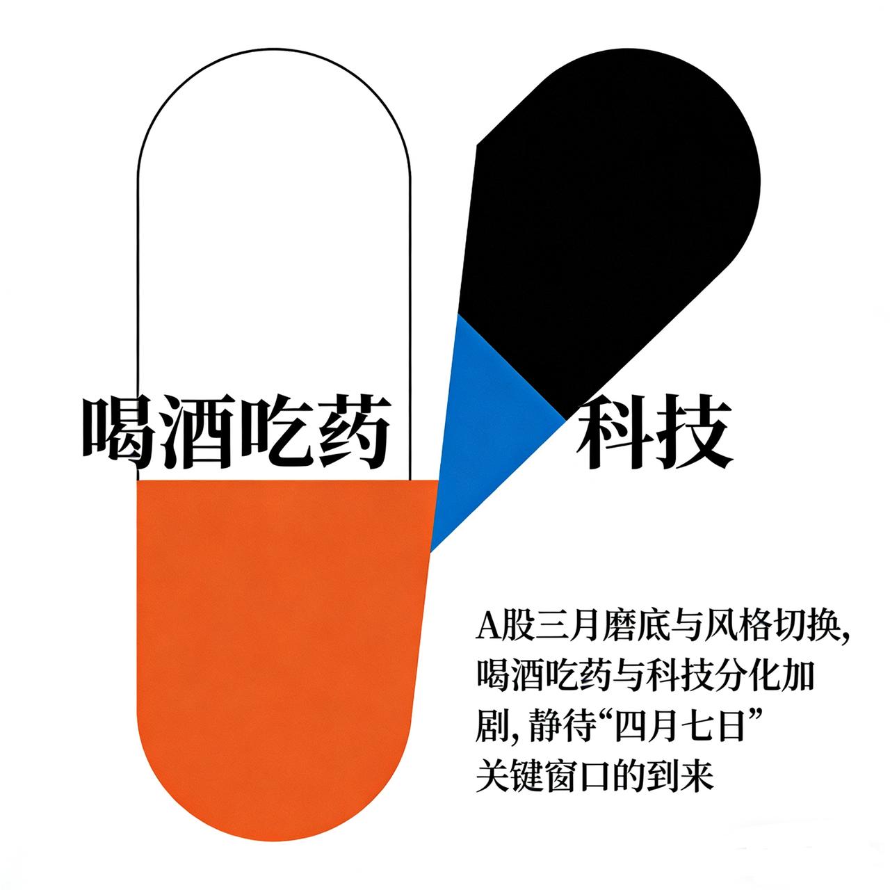 A股三月磨底与风格切换，喝酒吃药与科技分化加剧，静待“四月七日”关键窗口的到来