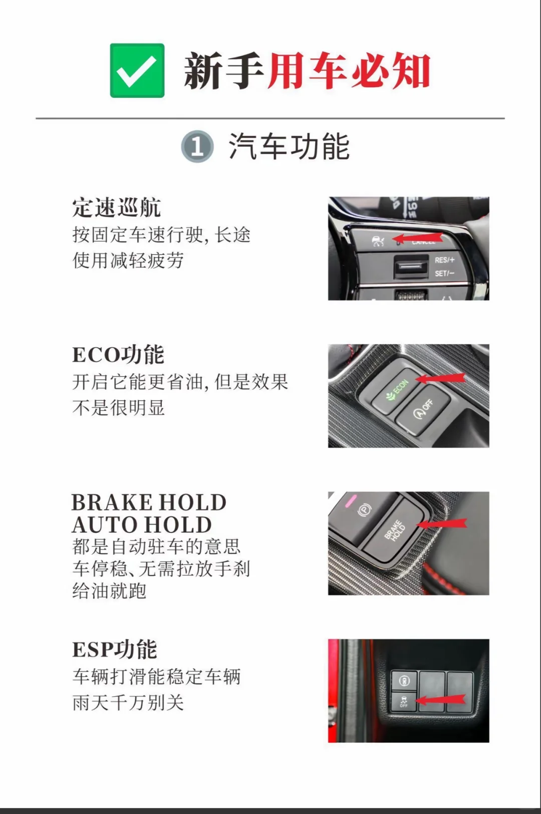 新手用车必知！！