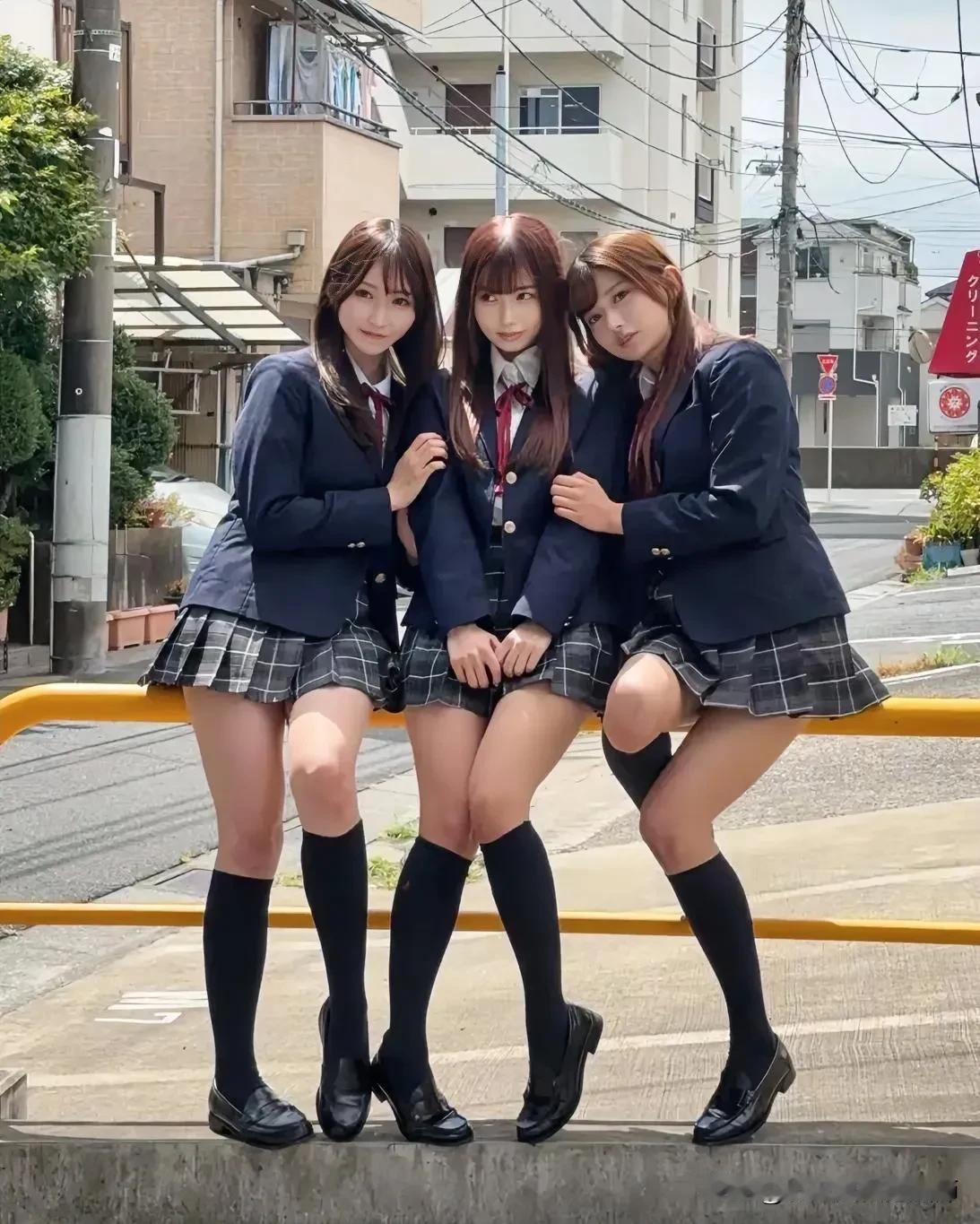 可爱的日本女孩！