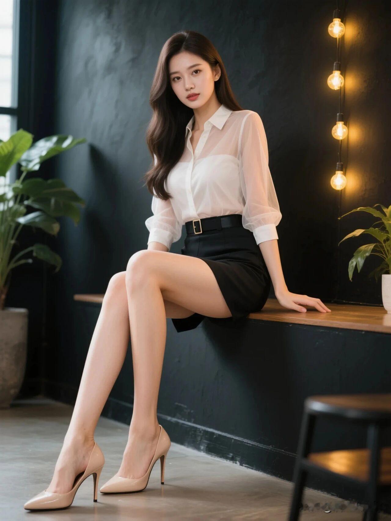 玉人倚栏坐，红袖添香时。