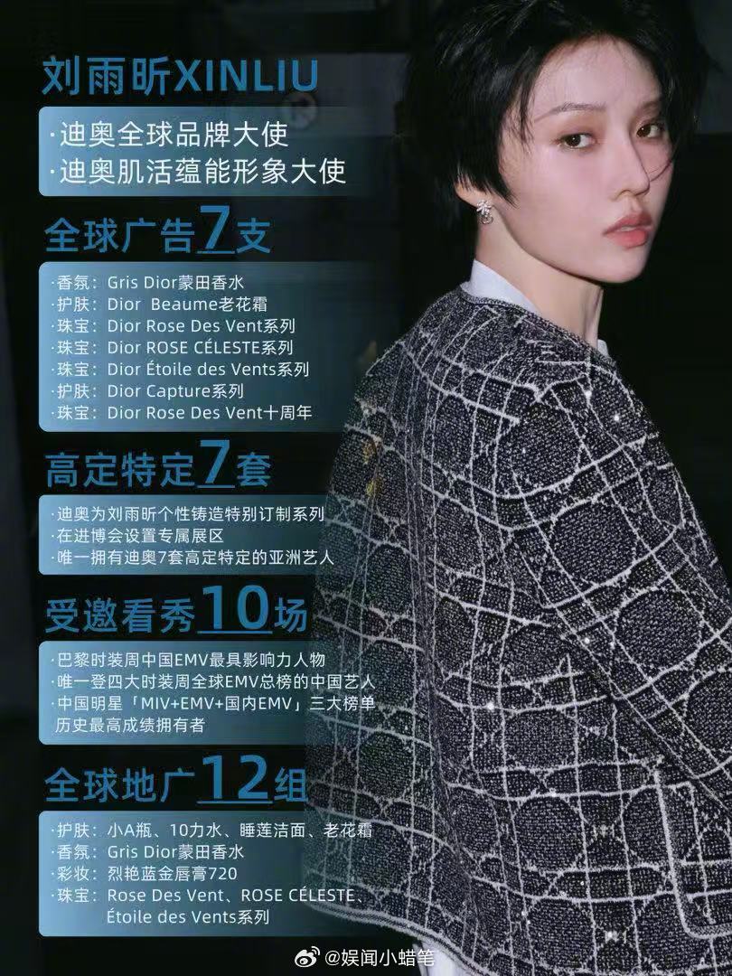 这就是刘雨昕看秀待遇受邀参与LVMH集团高层私人晚宴，和集团家族成员近距离交流，