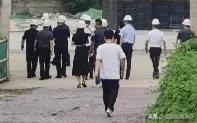 今天省厅下来检查工作，我们虽然在工地现场等了两个多小时，但检查完以后，我们却很高